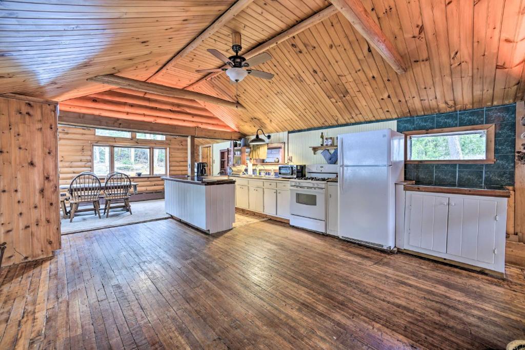 Quiet Saranac Lake Cabin with Deck Pets Welcome! - main image