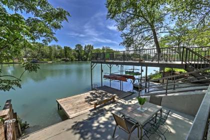 Waterfront Guadalupe River Lodge Home with Dock! - image 1