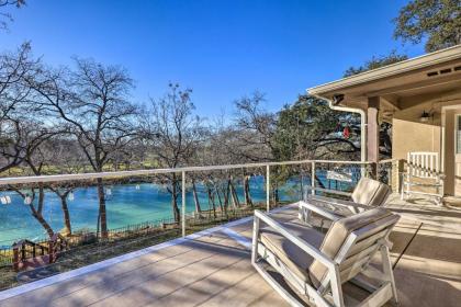 Pet Friendly Riverfront Retreat Deck and Views Seguin Texas
