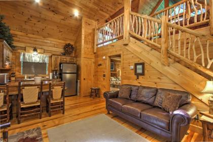 Rustic Cabin with Hot Tub and Fireplace by Smoky Mtn NP - image 2