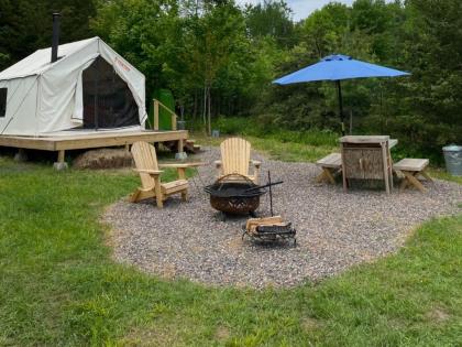 Luxury tents in Shell Lake Wisconsin