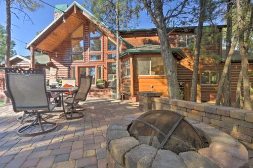 Show Low Cabin with Fire Pit Game Room and BBQ! - main image