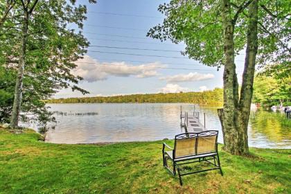 Scenic Lyman Home on Swan Pond with Wraparound Deck Maine