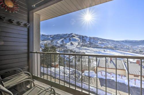 Steamboat Ski Getaway with Balcony and Mtn Views! - image 2