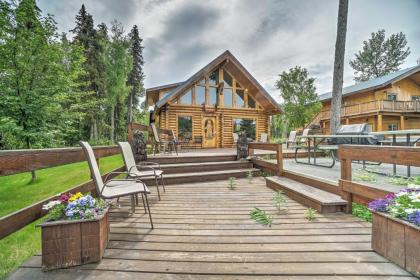 Soldotna Fishing Lodges with Dock on Kenai River Sterling Alaska