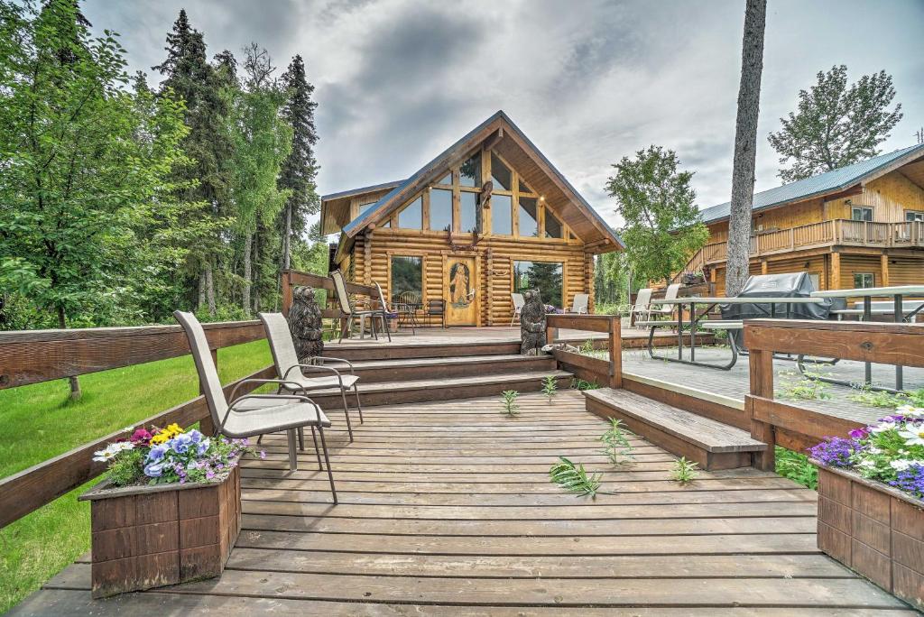 Soldotna Fishing Lodges with Dock on Kenai River! - main image