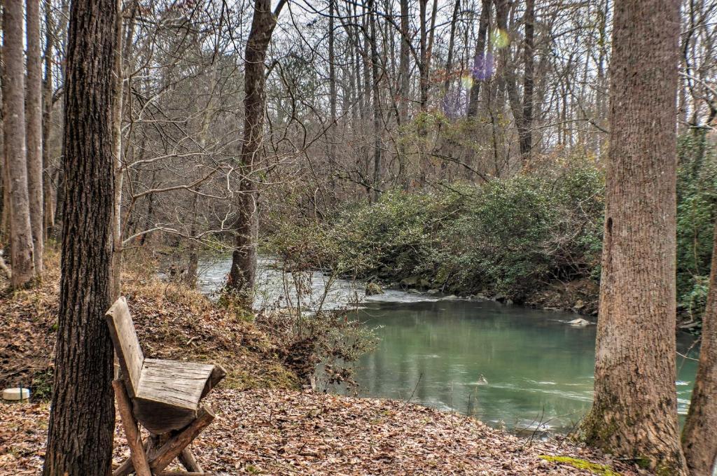 The Treehouse Cabin Creekside Home with Hot Tub! - image 3