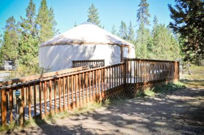 Bend Sunriver Camping Resort Wheelchair Accessible Yurt 13 Oregon