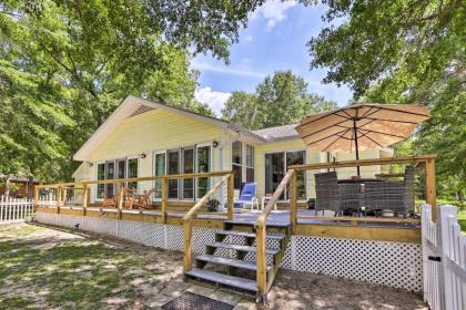 Sunset Beach Home with Lake Views 3 mi to Coast Sunset Beach North Carolina