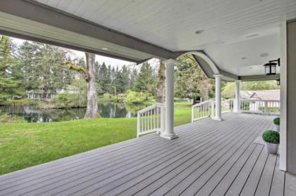 Contemporary tacoma Cottage with Deck and Pond