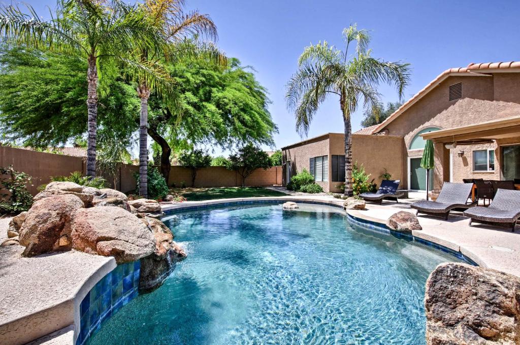 Upscale Tempe Abode with Heated Saltwater Pool and BBQ - main image