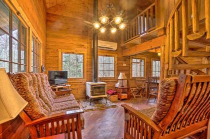 Scenic Log Cabin with Fire Pit and Stocked Creek! - image 10