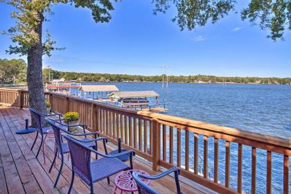 Waterfront Home in Tool with Dock Fire Pit and Patio!