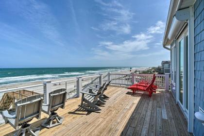 Beachfront Oasis 2 Huge Decks BBQ and Views North Carolina