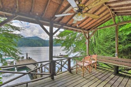 Nantahala Lake Family Home with Private Dock and Views