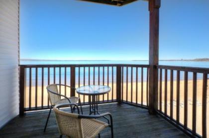 Beachside 216 with Pool Hot Tub and Private Deck Overlooking East Bay Traverse City Michigan