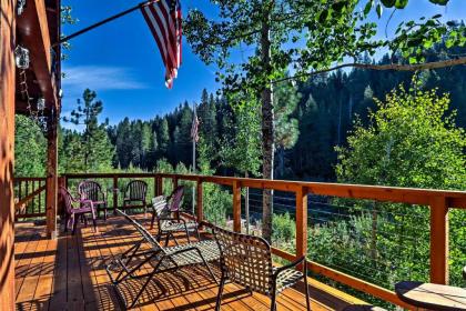 Rustic Riverfront Truckee Cabin with Deck and View!