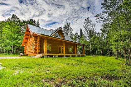 Custom Log Cabin with Deck and 45 Acres by Pine River! - image 11