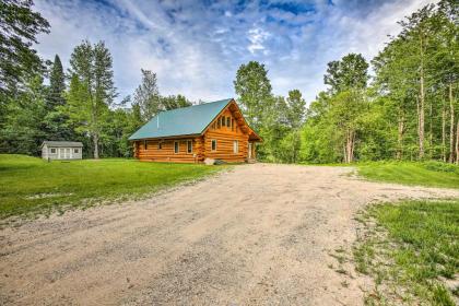 Custom Log Cabin with Deck and 45 Acres by Pine River! - image 8