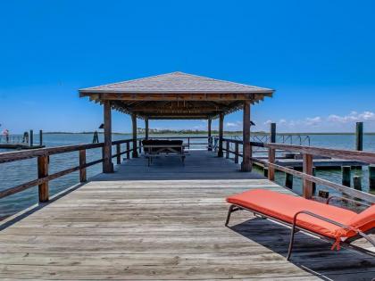 Large tybee Beach Home on Back River with Private Dock Heated Pool Access tybee Island Georgia