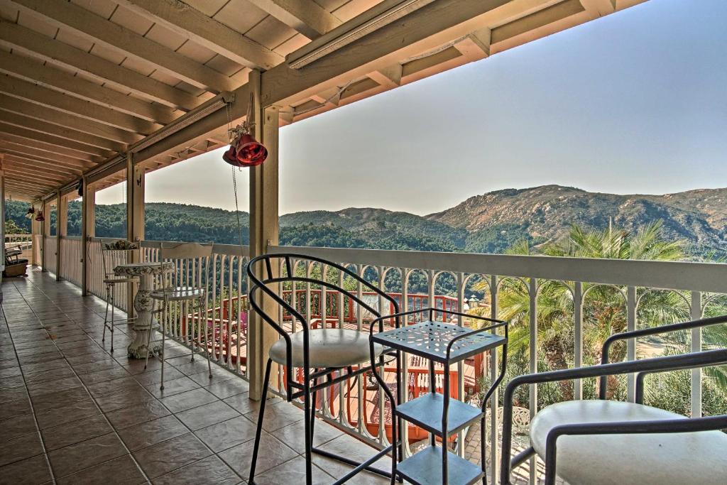 Hilltop Valley Center House with Balcony and Mtn Views! - main image