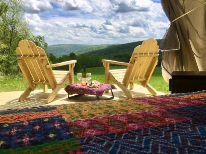 Luxury tents in Warnerville New York