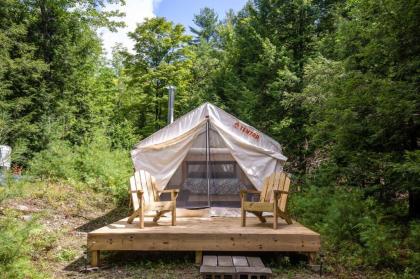 Luxury tents in Warrensburg New York