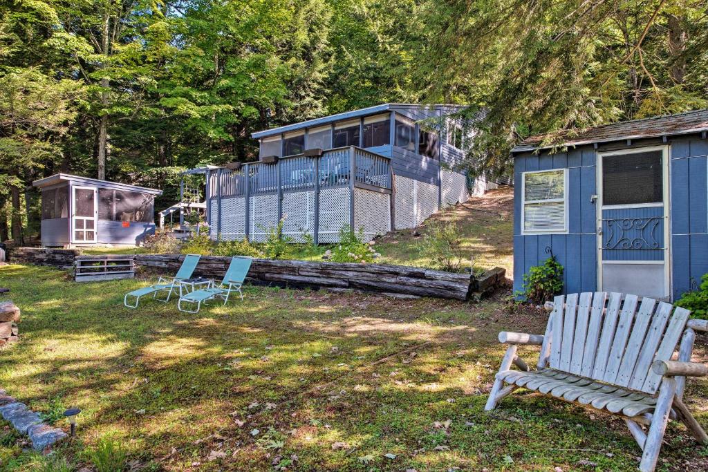 Waterfront Weare Cottage with Fire Pit and Kayaks - image 6