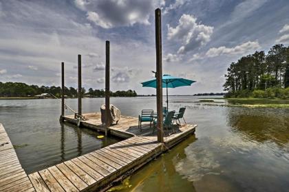 Home on Jordan Lake with Shared Dock and Boat Slip 