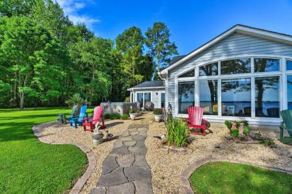 Riverfront Blounts Creek Home with Dock and Beach! - image 11