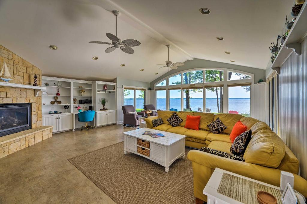 Riverfront Blounts Creek Home with Dock and Beach! - image 3