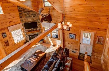 OE Beautiful modern log home on 17 acres private views fire pit Ping Pong AC! - image 14