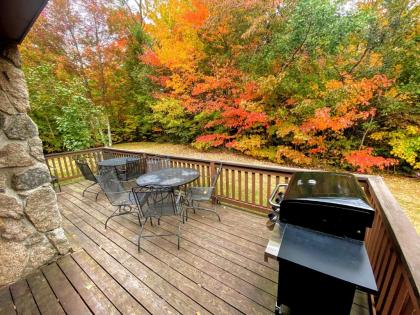 O1 Slopeside Bretton Woods cottage with AC large patio and private yard! Walk to slopes! - image 9