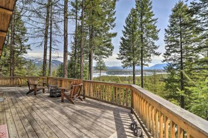 Hand-Crafted Cabin with Whitefish Lake Views!