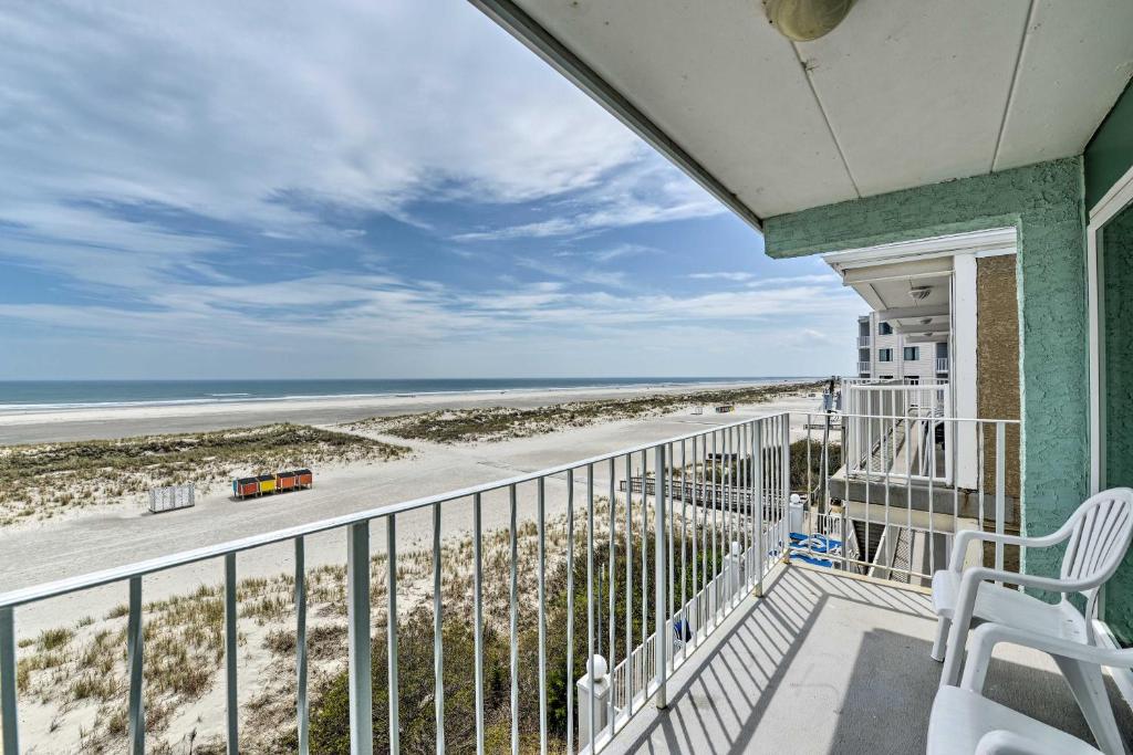 Oceanfront Condo with Pool on Wildwood Crest Beach! - main image