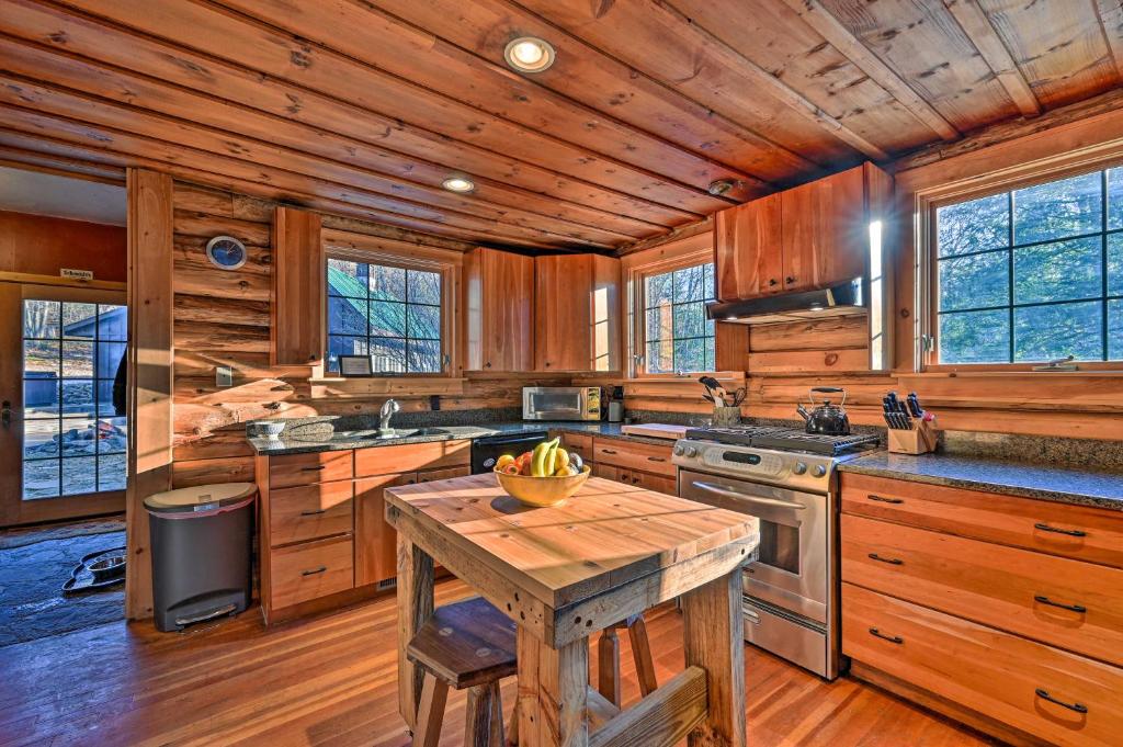 Grand Log Cabin with Hot Tub - 4 Miles to Whiteface! - image 2