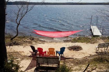 Cabin with Kayaks Situated on the Wisconsin River